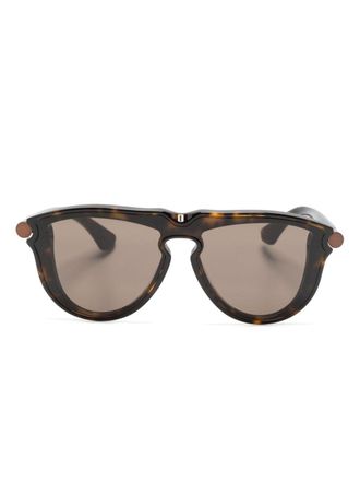 Burberry Sunglasses Occhiali da sole Tubular geometrici - Marrone
