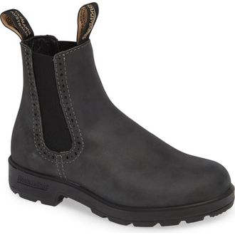 Blundstone Original Series Water Resistant Chelsea Boot in Black Leather at Nordstrom, Size 3.5Au