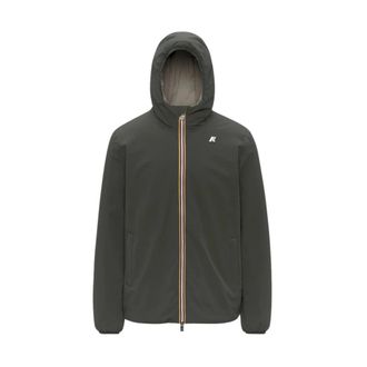 K-Way K-Way, Rain Jackets, male, Green, Size: S Jack St Warm Reversible