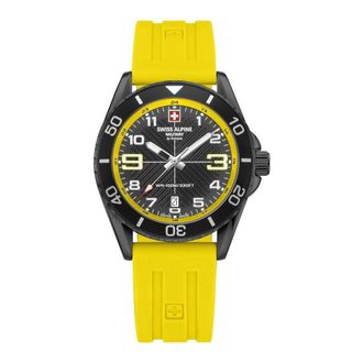 Swiss Alpine Military Reloj de Buceo para Hombre Raptor Amarillo 7029.1878 - Accessories - unisex - Negro - ONE SIZE