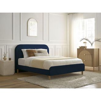 Lit Coffre Double Austin 140x190cm - Blanc - IDMarket - Rangement Intégré
