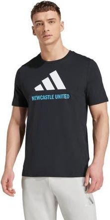 adidas Mens adidas Black Newcastle United Three-Stripe Wordmark T-Shirt at Nordstrom, Size Medium