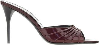 Saint Laurent Babylone leather mules Woman 37
