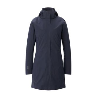 UBR Driekwart Parka - Dames - Mantels - Blauw - Maat: S Zijde