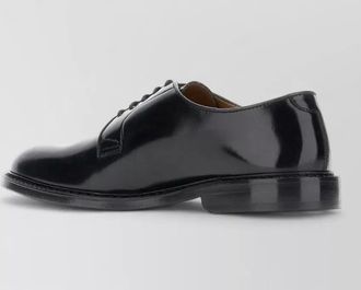 Doucal's leather derby lace-up shoes
