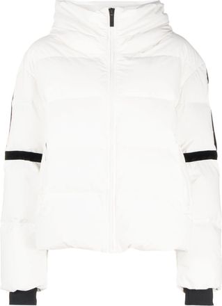 Fusalp Barsy hooded quilted ski jacket - women - Polyamide/Elastane/Polyurethane/Polyester/Polyamide/Feather Down - 34 - White