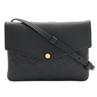 Louis Vuitton Pre-owned Monogram Empreinte Crossbody Bag - Dames - Pre-owned - Zwart - Maat: ONE Size Leer