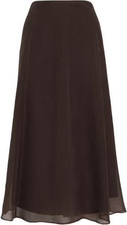 Brunello Cucinelli Circle skirt in Cocoa at Nordstrom, Size 50 It