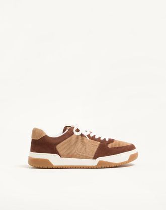 Valentino Garavani Sneaker Sparry In Crosta Uomo MARRONE/CAMMELLO 40.5