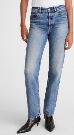 Madewell The Longline Straight Jeans in Atlin Wash at Nordstrom, Size 32P