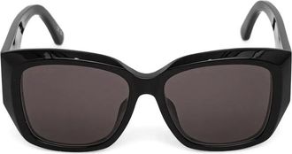 Balenciaga Occhiali da sole con logo - Nero