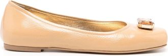 Madison.Maison Marion ballet flats - women - Leather - 37.5 - Brown