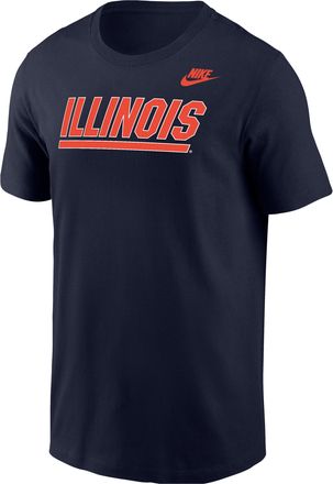 Nike Illinois Fighting Illini Nike Mens Football T-Shirt in Blue | M11332P393ILNI-NVY