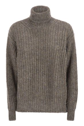 Herno Wool And Alpaca Turtleneck Jumper