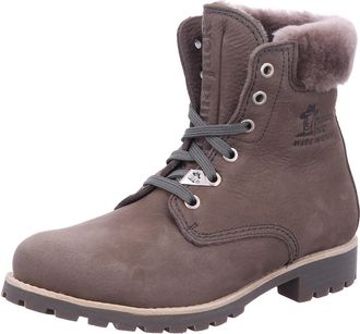 Panama Jack Womens Panama 03 Igloo Combat Boots, Grey (B20 Nobuck Gris), 5 UK
