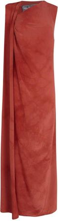 Cortana Asymmetrische Maxi-jurk met Overwrap - Dames - Maxi kleedjes - Rood - L - Kleedjes