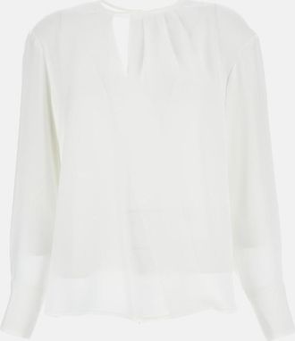 Max Mara White Crew Neck Top