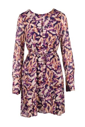 Patrizia Pepe Flared Dress - Purple/Pink