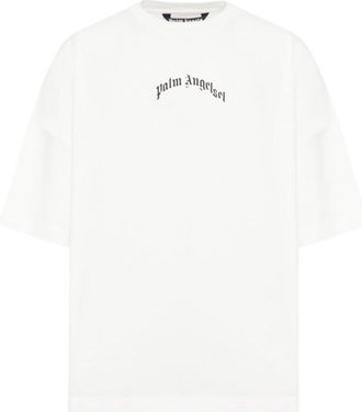 Palm Angels Logo T-Shirt - White