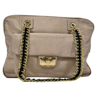 Moschino Love Moschino Chain Shoulder Bag in Pink Cotton