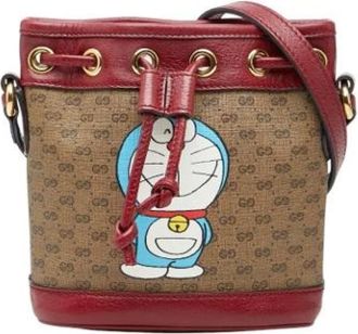 Gucci Pre-owned Bucket Bags, female, Beige, Size: ONE SIZE Pre-owned Plastic Bucket Bag