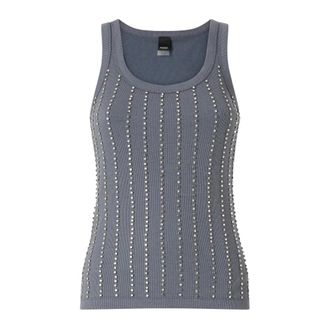 Pinko Mujer, Camisetas, Gris, Talla: S