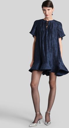 SIMKHAI Venus Mini Dress In Blue Polyester