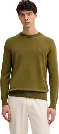 Marc O'Polo Jersey de cuello redondo - Knitwear - Hombre - Verde - S