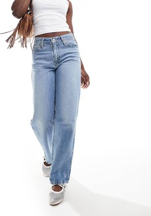Levi's jeans baggy in denim lavaggio chiaro 94-Blu