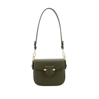 Pourchet Tassen, Dames, Groen, ONE Size, Leer, Petit trotteur