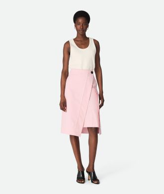 Bottega Veneta Cotton Twill Skirt - Bottega Veneta
