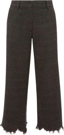 J.W.Anderson Grey Distressed-effect Straight-leg Trousers