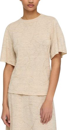 Lafayette 148 New York Jacquard Flutter Sleeve Sweater