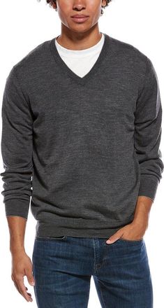 Brunello Cucinelli Cashmere & Wool-Blend V-Neck Sweater