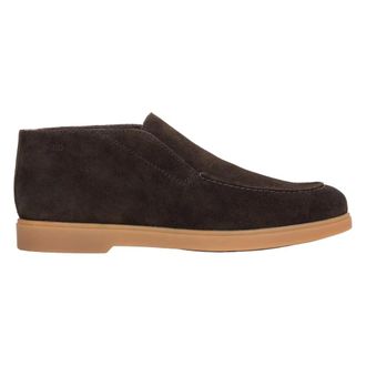 Estro & Luminara Hoge instap moccasins - Dames - Schoenen - Bruin - Maat: 39 EU Katoen
