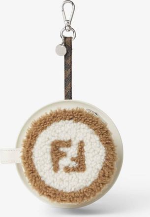 Fendi Cappuccino Shearling Bag Charm