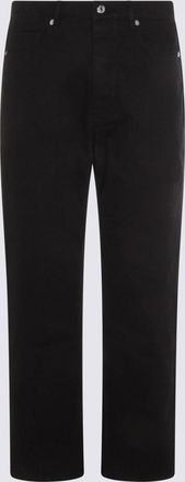 Maison Kitsuné Black Cotton Seasonal Jeans