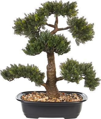 Beliani Planta Artificial En Maceta Pino Bons&aacute;i Interior Decoraci&oacute;n De Pl&aacute;stico 44 Cm Pine