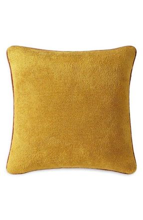 Sunday Citizen Cloud Silque Throw Pillow with Piping in Olive /Fig at Nordstrom