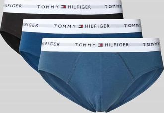 Tommy Hilfiger Brief aus Baumwoll-Mix im 3er-Pack in Black, Gr&ouml;&szlig;e XXL