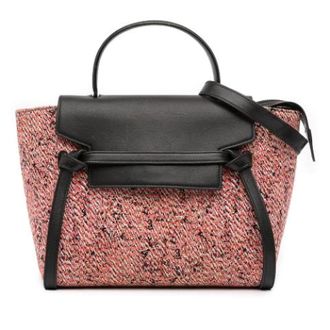 Celine Pre-owned Belt Satchel - Dames - Vintage Handtas - Roze - ONE Size - Leer - Vintage