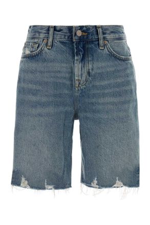 7 For All Mankind Denim Lola Bermuda Shorts