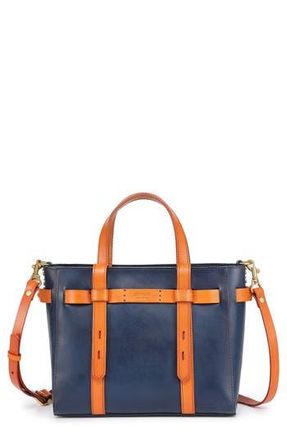 OLD TREND Westland Leather Mini Tote in Navy at Nordstrom Rack