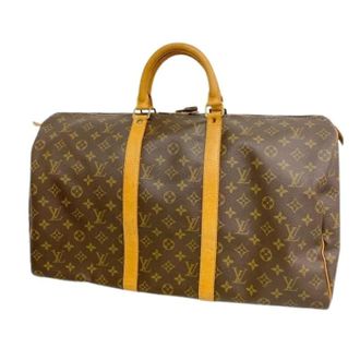 Louis Vuitton Pre-owned Weekend Bags, unisex, Brown, Size: ONE SIZE Pre-owned Keepall 50 Boston Bag