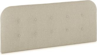 HOMN Cabecero tapizado 140x60 cm color beige, acolchado con espuma