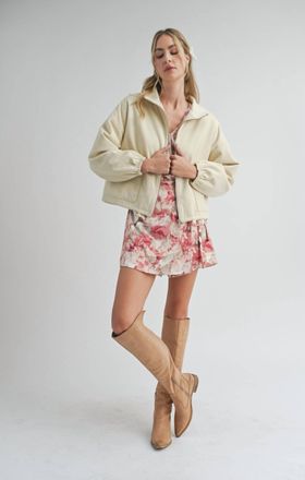 Sadie & Sage Kendall Jacket In Cream