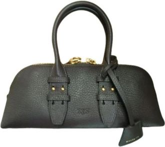 Pinko Bowling Handtas - Dames - Handtassen - Bruin - ONE Size - Leer - Tassen