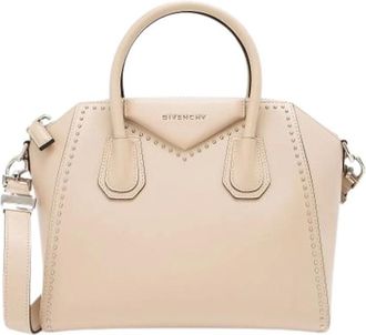 Givenchy Pre-owned Handbags, female, Beige, Size: ONE SIZE Pre-owned Leather Handbag