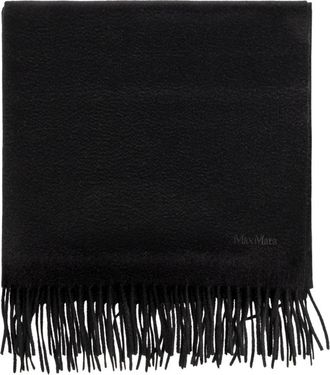 Max Mara Accessoires, Dames, Zwart, ONE Size, Kasjmier, Baci Sjaal