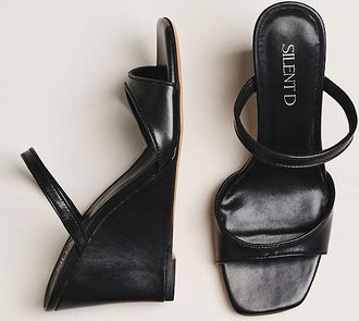 Silent D Anisa Strappy Wedge Mule Sandals
